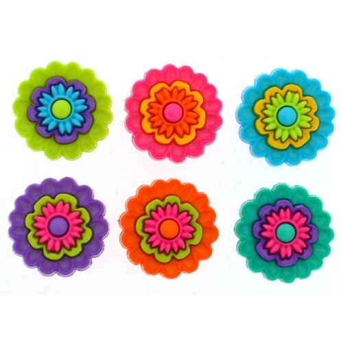 Dress It Up Button Packs - SUNFLOWER FRUIT VEG TROPICAL FLORAL DAISY *71 choices - Picture 43 of 146