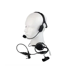Military Bone Conduction Tactical Headphone Headset For Kenwood Baofeng Wouxun