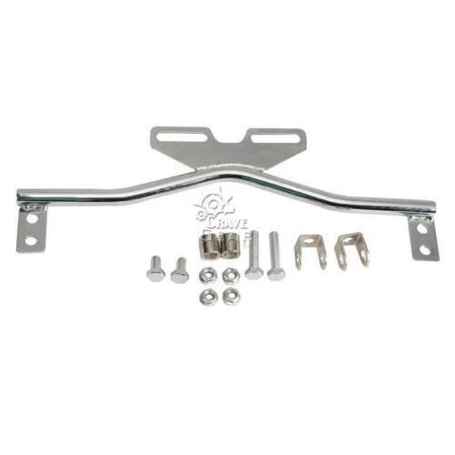 Barra de luz cromada para motocicleta Yamaha V-Star XVS 250 650 950 1100 1300 XVZ1300 - Imagem 3 de 4