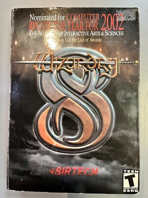 Wizardry 8 VIII (Sirtech, 2001) Windows PC Small Box NO MANUAL