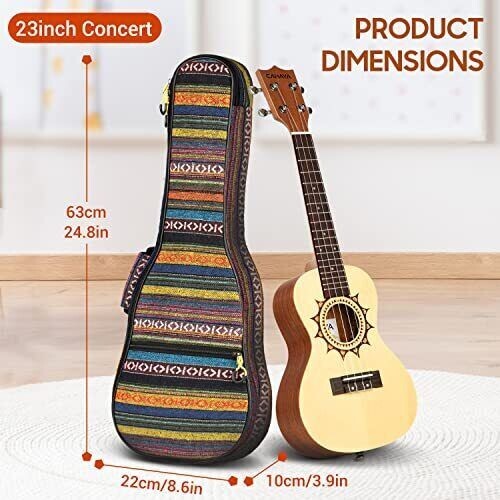 Batking Tenor Ukulele for Professional,Solid Wood 26 inch Hawaiian U