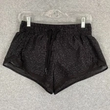 90 Degrees By Reflex Shorts Womens XS Black Gray Built In Shorts Running Gym