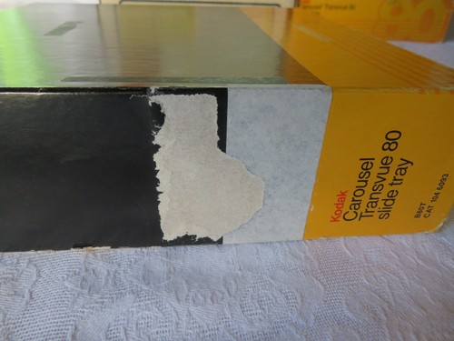 Lot of 7 Kodak Carousel Transvue 80 Slide Trays 4 Have Original Box - Picture 2 of 17
