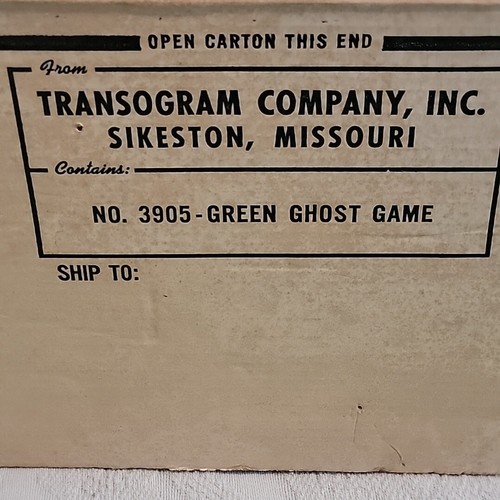 Vintage 1965 Transogram GREEN GHOST Board Game with Box INCOMPLETE #3905 USA - Picture 19 of 22