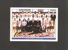 indiana fever team   2005 wnba base card,brian winters coach,lin dunn asst  #37