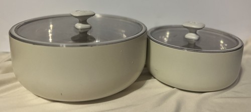 Pampered Chef Set Of 2 INSULATED SERVING Bowls
