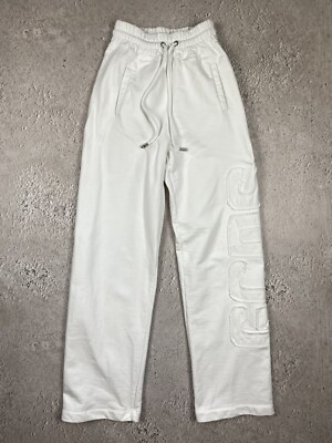 Gcds Hello Kitty Sweat Pants Womens White Beautiful Logo Size Xs