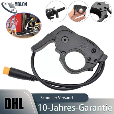 Daumengas E-Bike Gashebel Geschwindigkeitsregler Elektrofahrrad Thumb Throttle