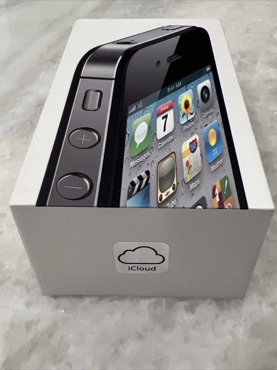 Apple iPhone 4s MD276LL/A Black 16GB A1387 Original BOX ONLY! With