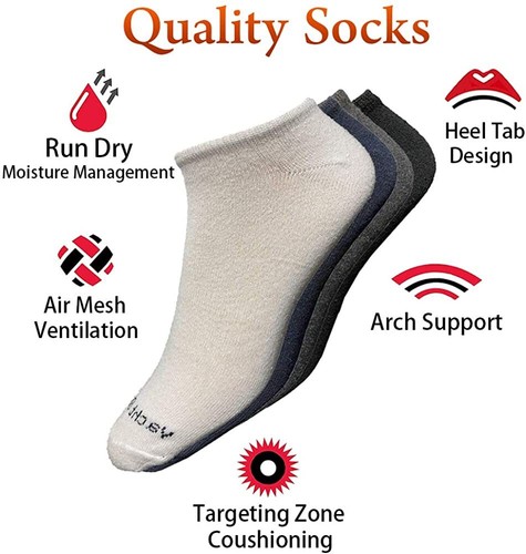 240 Pair Yacht & Smith Low Cut Socks Thin Comfortable Breathable Sport Socks - Picture 5 of 8