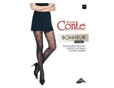 Conte Tights "Fantasy Bonheur" 20 Den, Nero. Big Size. Conte Колготы 5 размер
