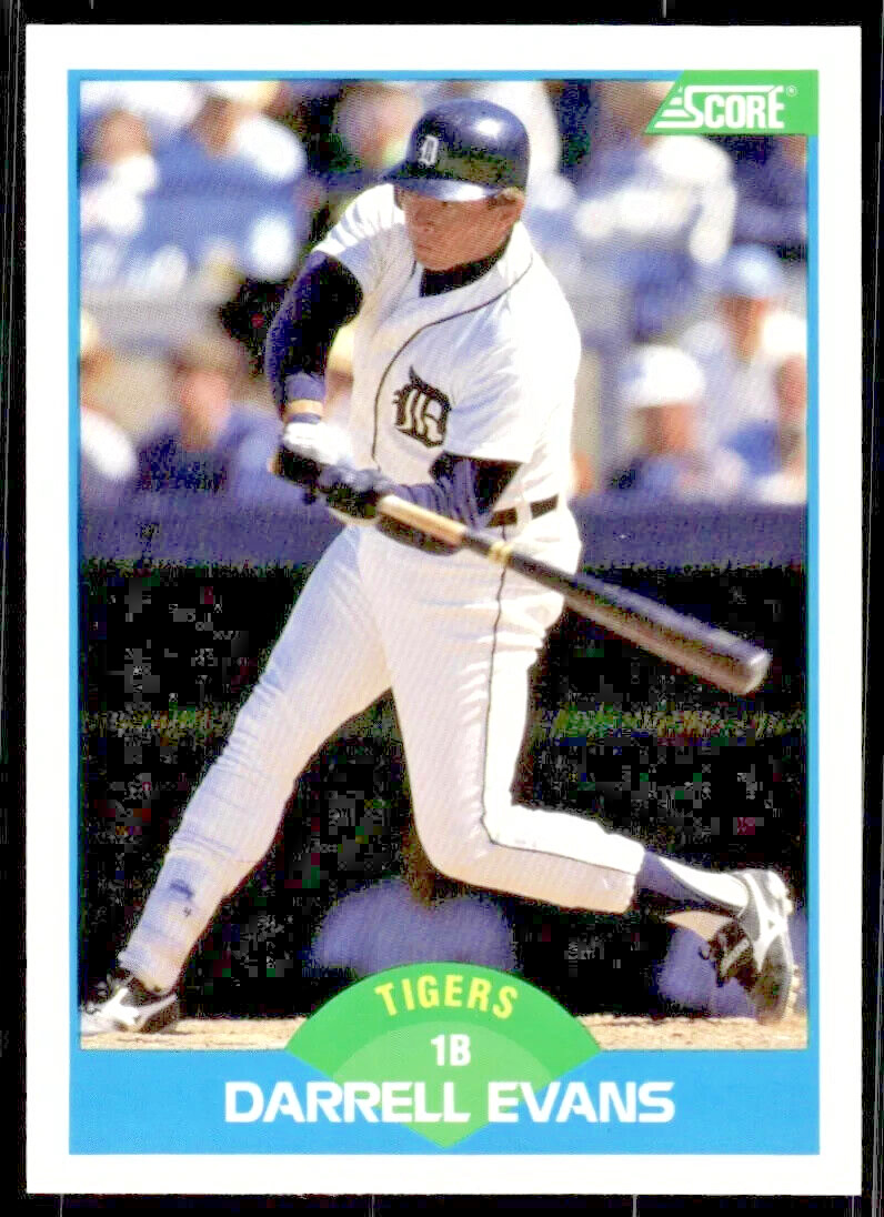 1989 Score  #171   Darrell Evans    1st Base    Detroit Tigers  FREE shipping