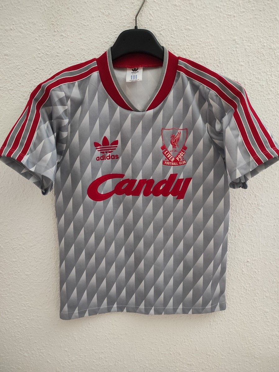 Enfant Liverpool 1989/91 Extérieur Candy Rétro Maillot