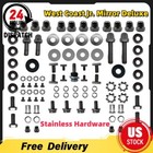 West Coast Jr.Mirror Deluxe Stainless Hardware Kit For 67-72 Ford F100 F250 F350