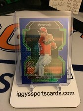 Walter Ford BLUE MOJO PRIZM - 2022 Panini Prizm Draft Picks Baseball