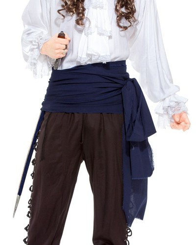 CINTURÓN DE FAJA MEDIEVAL DE DISFRAZ DE GATO PIRATA ADULTO GATO GORRIÓN 12' DE LARGO GRANDE - Imagen 7 de 11