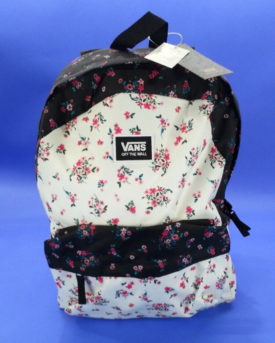 Vans realm backpack floral new arrivals