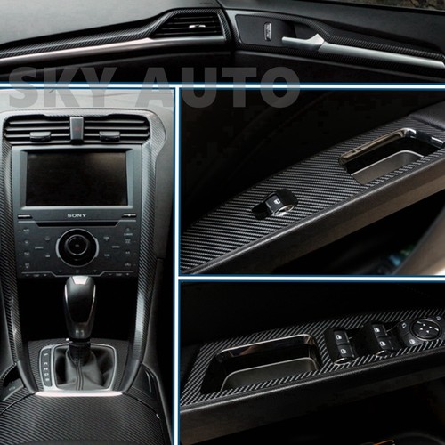 8D Black GLOSSY Carbon Fiber Vinyl Sheet With Air Release +Free Tools(2ft & up ) - Picture 8 of 19
