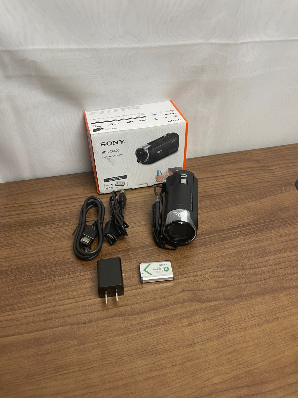 Sony Handycam HDRCX405 Black 9.2 MP HD 60x Clear Image Zoom Digital