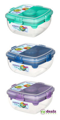 Sistema Salad TO GO | Contenitore per alimenti con singoli Sistema Salad TO GO | Contenitore per alimenti con singoli