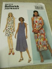 BUTTERICK B6551 MISSES' DRESS Fast & Easy Sewing Pattern UNCUT