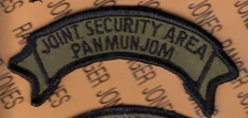US Army Joint Security Area Pan Mun Jom JSA OD Green BDU ~4.75" patch m/e A