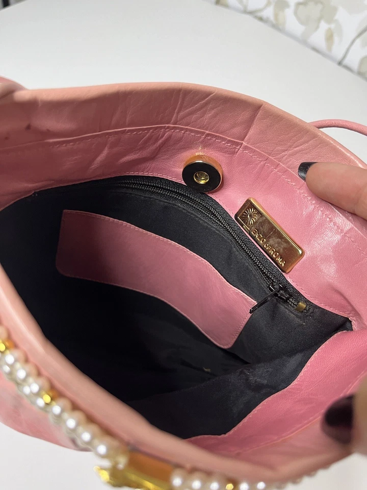 bolsos de mano de diseño auténticos vintage Charles Jourdan Foto 3 de 4