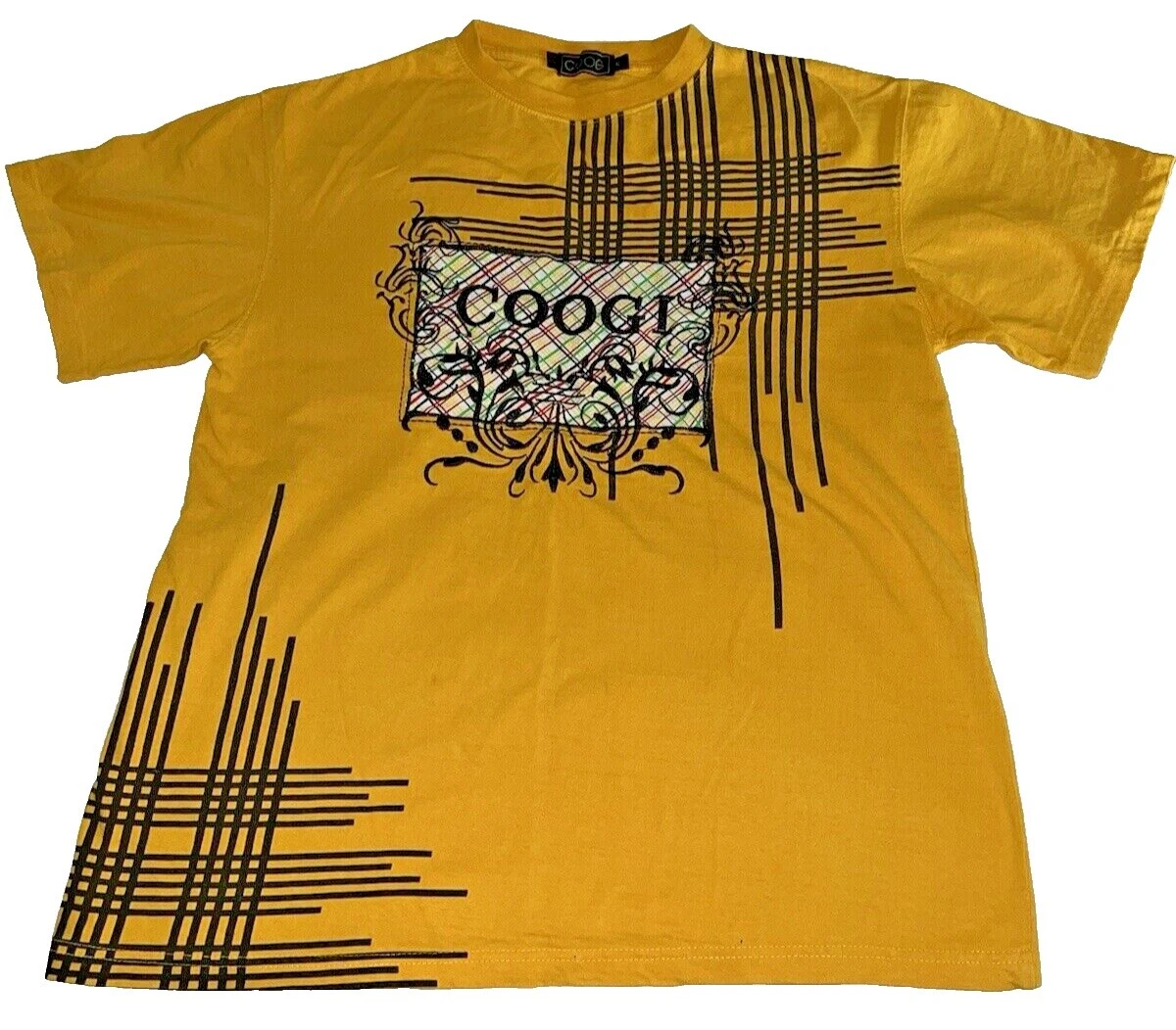 Camisetas geométrica COOGI algodón para hombres