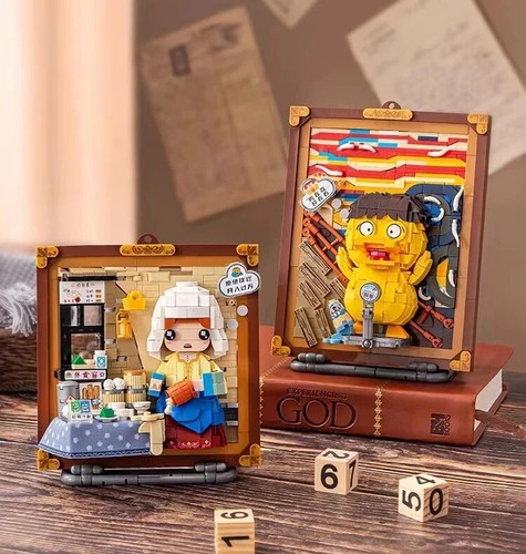 LOZ mini Blocks Building Toys Gift Cute Painting Bricks Home Decor 1286 -1289 - Picture 7 of 18