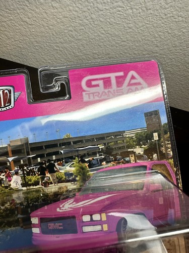M2 Machines Pink 1988 GMC Sierra 1500 Custom GTA Trans Am Diorama - Picture 8 of 20