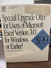 Microsoft Excel For Windows 3.0 - VINTAGE - READ DESCRIPTION