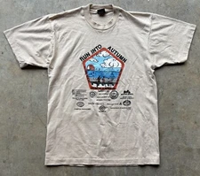 1989 Vintage Run Into Autumn Screen Stars Best Tshirt Tee Size L