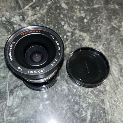 Vintage Calumet Caltar-W II 8/90mm Lens In Copal Shutter #0. Germany.