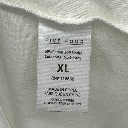 Five Four Los Angeles Mens T Shirt Size XL NWT 1980 Logo Graphic White - Picture 6 of 16
