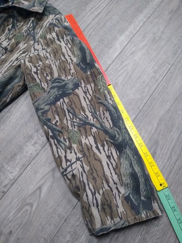 VTG Mossy Oak Treestand Liberty USA Coveralls XL Camo Insulated Hunting Lined - Picture 17 of 24