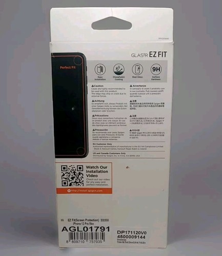 Spigen Tempered Glass Screen Protector GlasTREZ FIt iPhone 12ProMax 6.7in 2pack - Picture 2 of 2