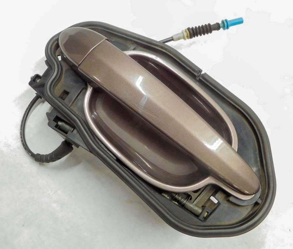 BMW E60 Rear Left Driver Side Door Handle Assembly Silver OEM 525i 