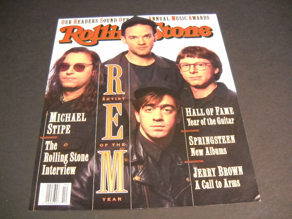 R.E.M. all band members original 1992 RSM cover for framing - no R.E.M. all band members original 1992 RSM cover for framing - no
