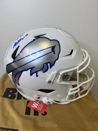 Josh Allen Autographed Buffalo Bills Rivalry Speed Flex Helmet - BAS