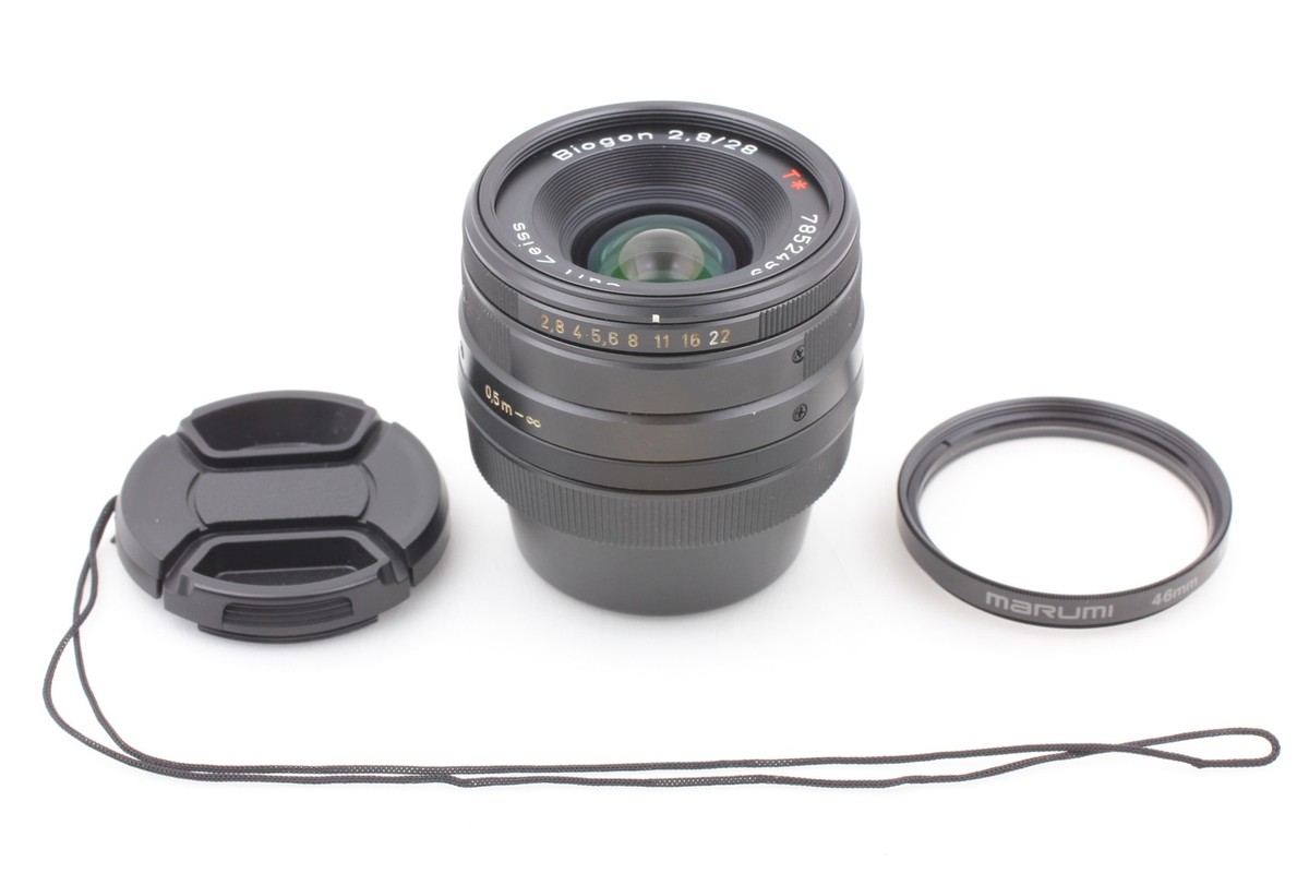 Near MINT] Contax Carl Zeiss Biogon 28mm f2.8 Lens For G1 G2