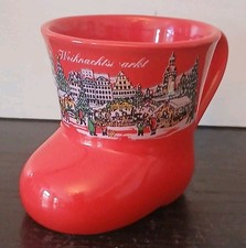 Leipziger Weihnachtsmarkt Tasse Glühweintasse als Stiefel - Leipzig - 0,2 l