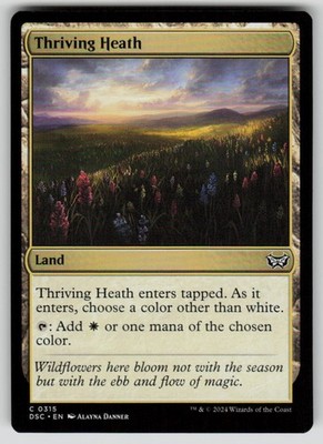 Thriving Heath Normal C Commander: Duskmourn: House of Horror 315 NM