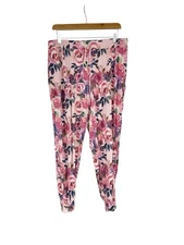 Posh Peanut Bamboo Pink Floral Pajama Pants Womens Plus Size 3XL 