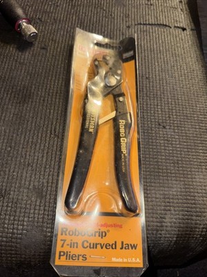 Sears Craftsman Prof USA Nos 7  Curved  Jaw Robo Grip Pliers Plier 45008