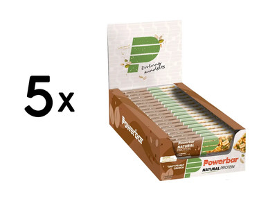 5 x Powerbar Natural Protein Bar (18x40g) Salty Peanut Crunch (44,44 EUR/kg)