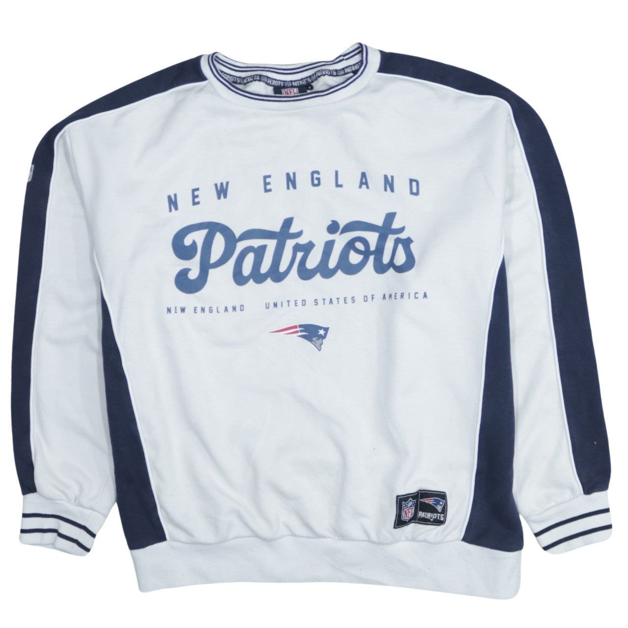 Nfl White Sweatshirt Mens M