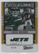 2021 Panini Classics Classic Beginnings Gold 60/75 Zach Wilson #CB-ZW 1g04
