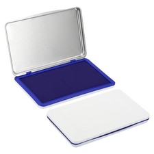 6x4Inch Stamp Pad, 2PcsWashable Craft Inkpad Clear Printing,Blue