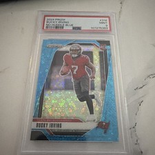 2024 Panini Prizm Bucky Irving #316 No Huddle Blue RC - 69/99 - PSA 9 MINT