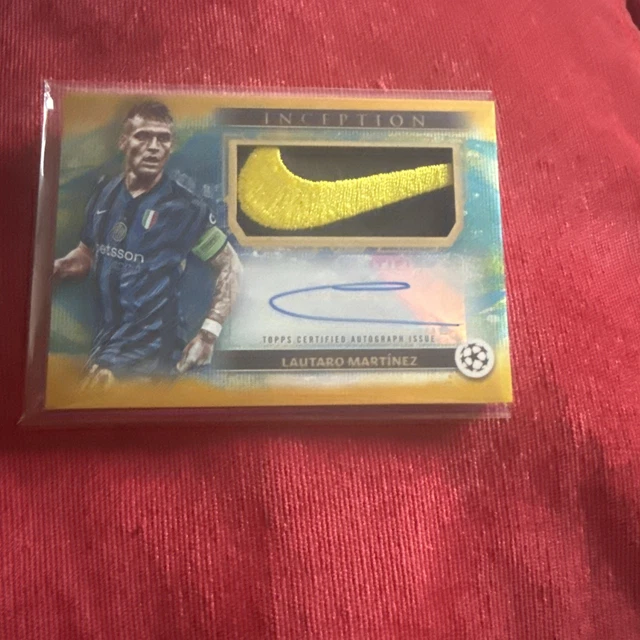 Topps Inception 24/25 Lautaro Martinez Superfractor Patch / Auto 1/1 Swoosh